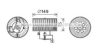 AVA QUALITY COOLING MS8619 Electric Motor, interior blower